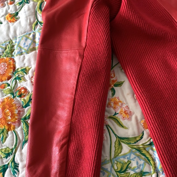 Louis Dell’Olio Linea Lambskin Red Jacket - Picture 10 of 13